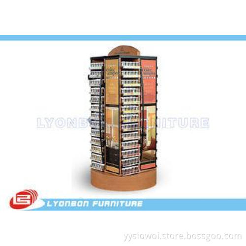 Rotatable Gondola Display Stands For Medicine , MDF / Metal